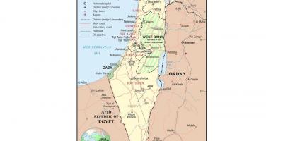 Карта на израел аеродроми